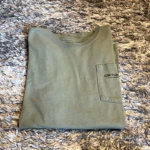 Carhartt Short Sleeve Pocket Tee in Olive Green